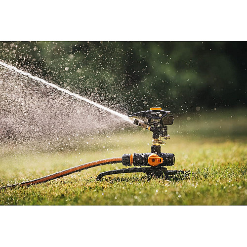 Дощуватель пульсуючий Fiskars з підставкою з механізмом вкл./викл (1027050)
