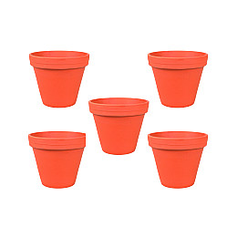 Горшки керамические 5 шт Spang класический h 10*d11*v 0.5 котто (000006487)