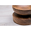 Декоративный деревянный вазон с пиалой ecoWalnut