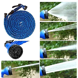 Шланг для полива садовый Magic Hose 100 FT 30 м Синий