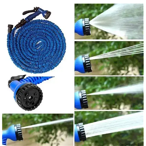 Шланг для поливу садовий Magic Hose 100 FT 30 м Синій