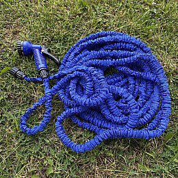 Шланг для полива садовый Magic Hose 200 FT 60 м Синий