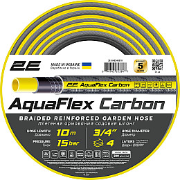Садовый шланг для полива 2E AquaFlex 3/4 10 м Carbon