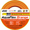 Поливальний шланг для саду 1/2 2E AquaFlex 30 м Оранжевий