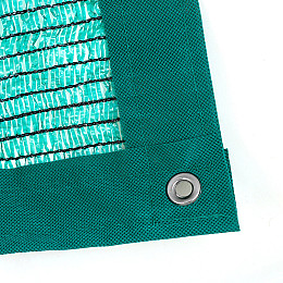 Сітка затінююча з люверсами АгроКремінь 4х4 м затінення 65 Зелений iz16399