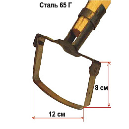 Полольник культиватор ручний Стриж AgroDim 12 х 8 см iz16539