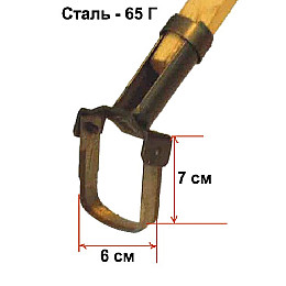 Прополочний культиватор для городу ручний Стриж AgroDim 6 х 7 см iz16540