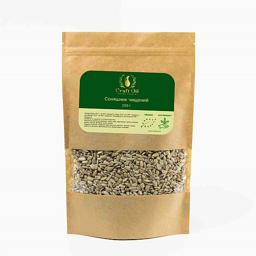 Семечки подсолнуха Craft Oil Чищеные ядра 250 г (2069653475)