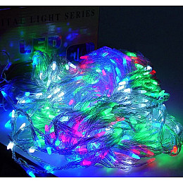 Гирлянда светодиодная шторка водопад Xmas 3902 480-M 3x3 м 480 ламп Разноцветная