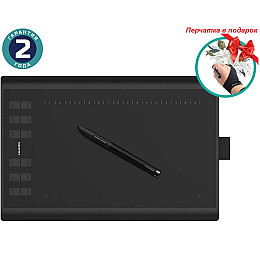 Графический планшет Huion New 1060Plus + перчатка