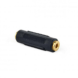 Адаптер Cablexpert 3.5 мм - 3.5 мм F/F черный (A-3.5FF-01)