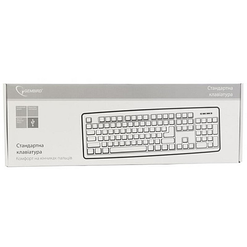 Клавіатура Gembird KB-U-103-UA USB Чорна