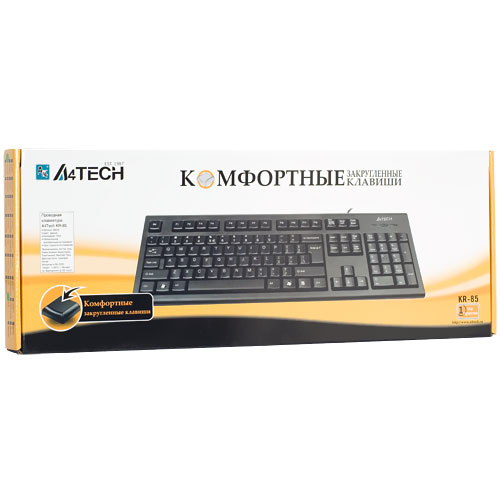 Клавіатура A4Tech KR-85 Black PS/2