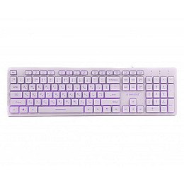 Клавіатура Gembird KB-UML3-01-W-UA Ukr USB Білий