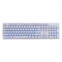 Клавіатура Gembird KB-UML3-01-W-UA Ukr USB Білий