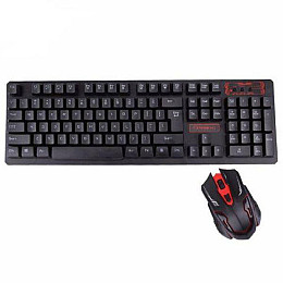 Беспроводная игровая клавиатура и мышь HK-6500 Ч