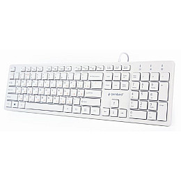 Клавіатура Gembird KB-MCH-03-W-UA Білий USB УКР