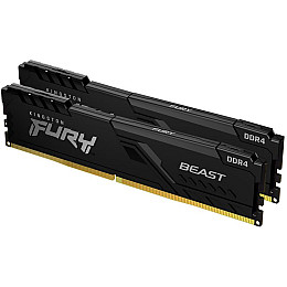 Модуль пам'яті DDR4 2x16GB/3600 Kingston Fury Beast Black (KF436C18BBK2/32)