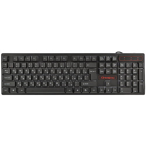 Ігрова клавіатура KeyBoard HK-6300TZ та мишка з RGB підсвіткою Black