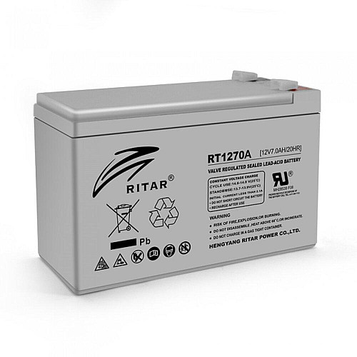 Акумуляторна батарея Ritar AGM RT1270 12V 7Ah