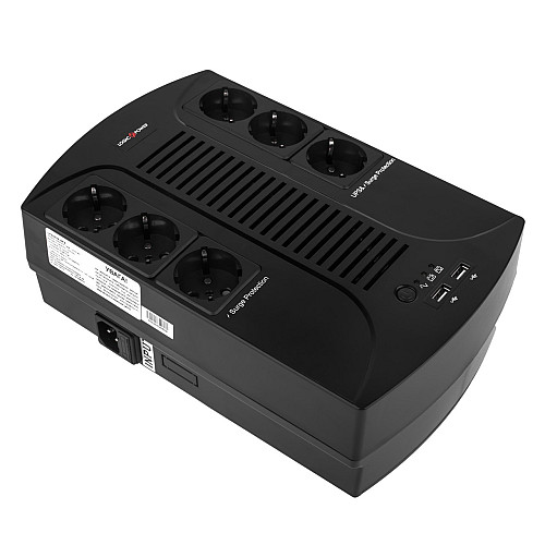 ИБП LogicPower LP 650VA-6PS (455Вт) лінійно-інтерактивний