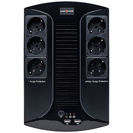 ИБП LogicPower LP 650VA-6PS (455Вт) линейно-интерактивный