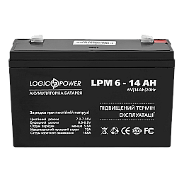 Аккумулятор AGM LogicPower LPM 6-14 AH
