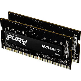 Модуль пам'яті SO-DIMM 2x16GB/3200 DDR4 Kingston Fury Impact (KF432S20IBK2/32)