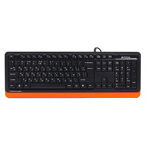 Клавіатура A4Tech Fstyler FKS10 Orange USB