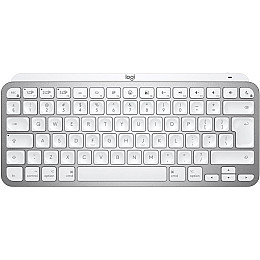 Клавіатура бездротова Logitech MX Keys Mini For Mac Мінімалістська бездротова підсвічена Pale Ukr (920-010526) Сіра Bluetooth