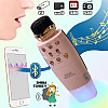 Беспроводной микрофон Wster WS2011 Bluetooth с колонкой 2в1 Розовый