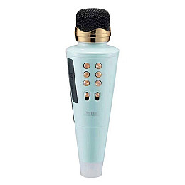 Бездротовий караоке-мікрофон Wster WS2711 Bluetooth 2в1 Голубий