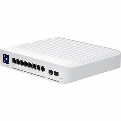 Комутатор Ubiquiti UniFi USW-Enterprise-8-PoE (8x2.5GE PoE+, 2xSFP+, макс. PoE 120W, L3)