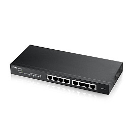 Коммутатор Zyxel GS1915-8 (GS1915-8-EU0101F) (8хGE, бесшумный, Smart, NebulaFlex)