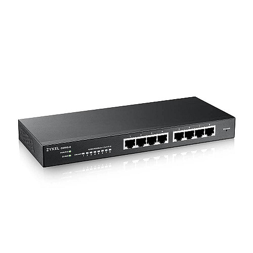 Комутатор Zyxel GS1915-8 (GS1915-8-EU0101F) (8хGE, безшумний, Smart, NebulaFlex)