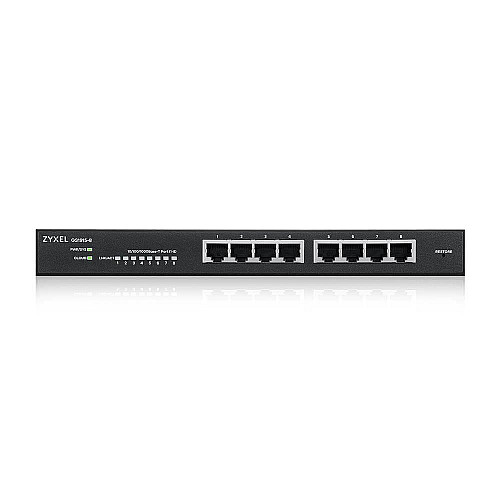 Комутатор Zyxel GS1915-8 (GS1915-8-EU0101F) (8хGE, безшумний, Smart, NebulaFlex)