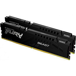Модуль пам'яті DDR5 2х16GB/5200 Kingston Fury Beast Black (KF552C36BBEK2-32)