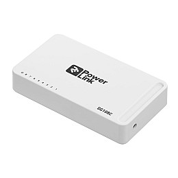 Сетевий комутатор на 8 портів 10/100/1000 Мбіт/с 2E PowerLink SG108C 8xGE неуправлюваний