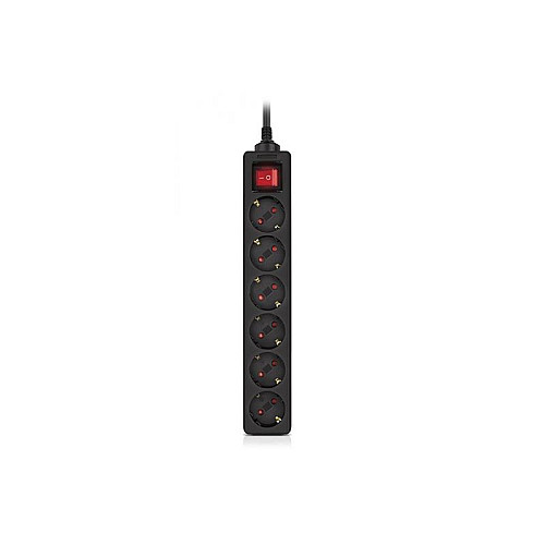 Фільтр живлення Real-el RS-6 Protect M 5м Black (EL122300036)