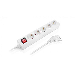 Фильтр питания Real-el RS-Protect M 1.8м White (EL122300025)