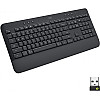 Клавіатура бездротова Logitech Signature K650 US Graphite USB (920-010945)