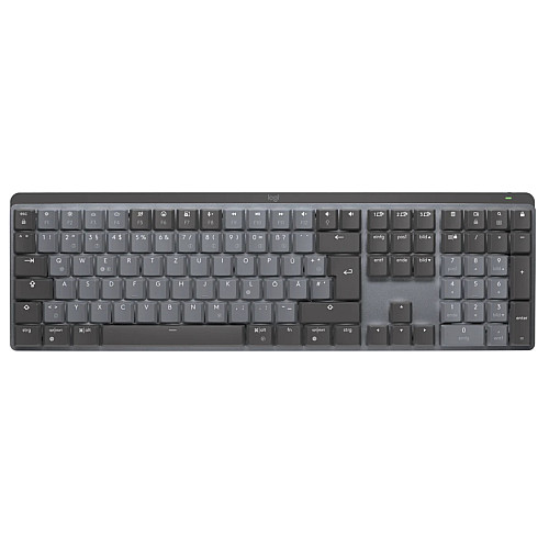 Клавіатура бездротова Logitech MX Mechanical Graphite Clicky (920-010759)