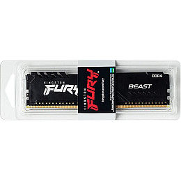Оперативна пам'ять Kingston Fury DDR4-3200 16384MB PC4-25600 Beast Black (KF432C16BB/16)