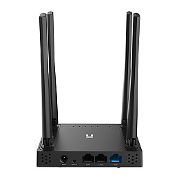 Беспроводной маршрутизатор Netis N5 AC1200, 1xFE WAN, 2xFE LAN, USB 2.0 для 3G/4G модемов, 4 внешние антенны