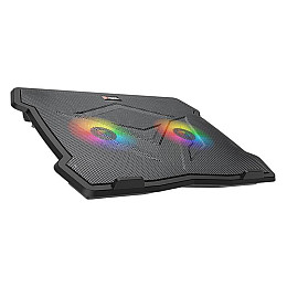 Кулер подставка для ноутбука MeeTion CoolingPad CP2020 с RGB подсветкой Black