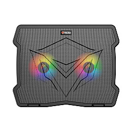 Кулер подставка для ноутбука MeeTion CoolingPad CP2020 с RGB подсветкой Black