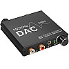 Цифро-аналоговый преобразователь звукового сигнала с оптического TOSLINK Addap DAC-01 SPDIF и коаксиального на RCA и mini Jack 3.5 мм