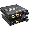 Цифро-аналоговый преобразователь звукового сигнала с оптического TOSLINK Addap DAC-01 SPDIF и коаксиального на RCA и mini Jack 3.5 мм