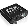 Конвертер звукового сигнала Addap DAC-02 з Toslink SPDIF та коаксіального на RCA + mini Jack + SPDIF + коаксіал