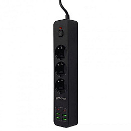 Сетевий фільтр Proove Power Socket P-03 2М чорний
